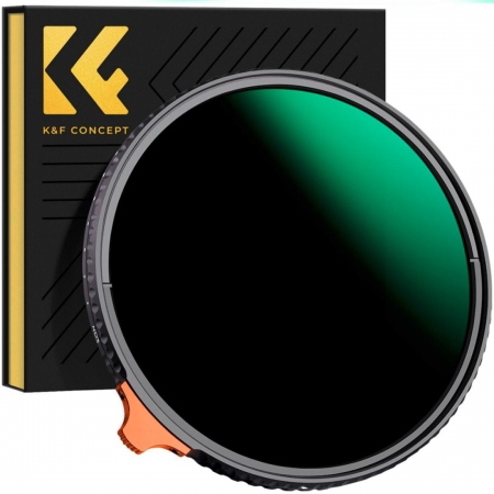 K&F Concept 49mm Variable ND Filter ND3-ND1000 (1.5-10 Stops) Ultra-thin HD Nano-X Series KF01.2004